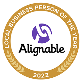 Alignable Local Business Person of the Year 2022 Carrollton Texas Badge