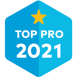 Thumbtack Top Pro 2021 TechPros of North Dallas Badge